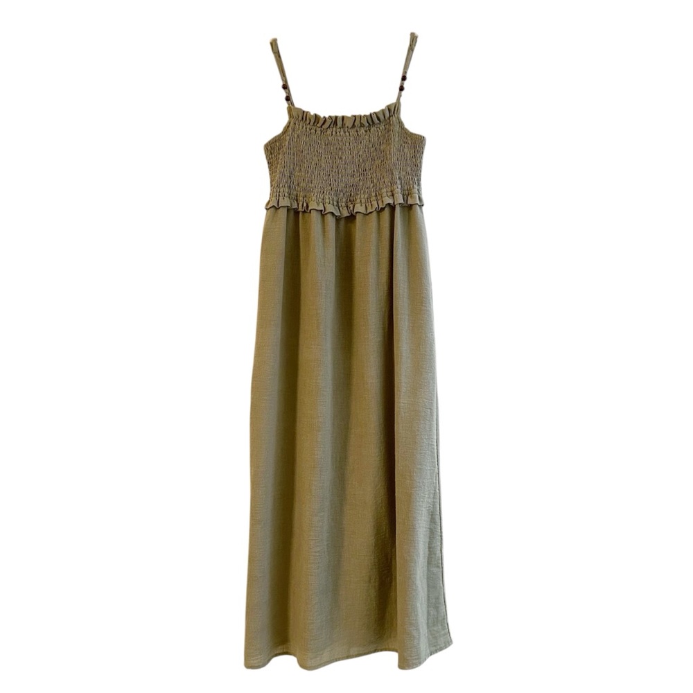Zara- Olive Green Maxi Dress